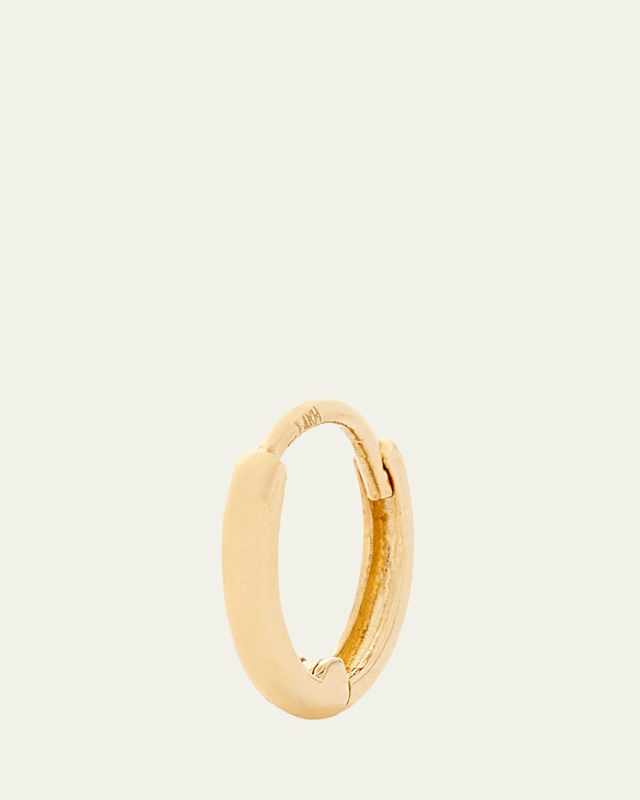 14K Gold Mini Huggie Earring, Single